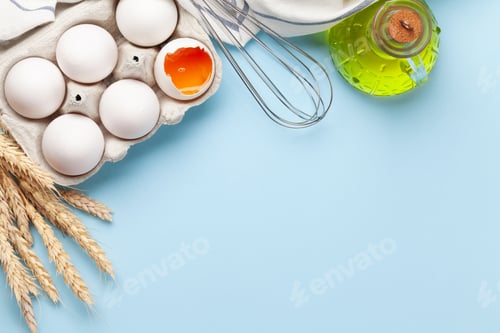 Preview: Cooking utensils and ingredients
