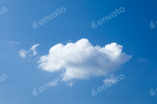 Preview: Sky clouds. Blue sky and white clouds background