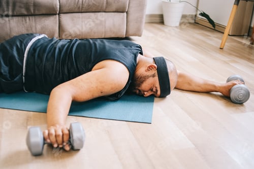 Preview: Lazy Fat Man Working Out