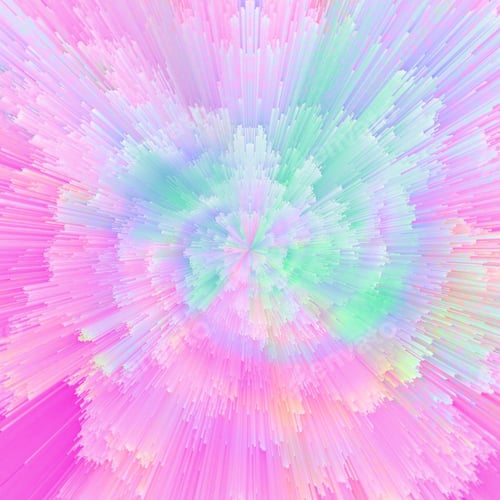 Preview: Colorful pastel abstract digital art
