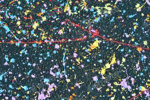 Preview: Abstract colorful paint splatter background. Concept for chaos, emotions, stress, anger, confusion