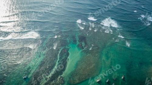 Preview: aerial of sea water