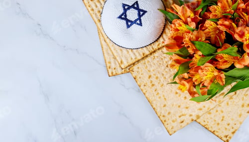 Preview: Matzoh holiday celebration passover jewish with matzoh