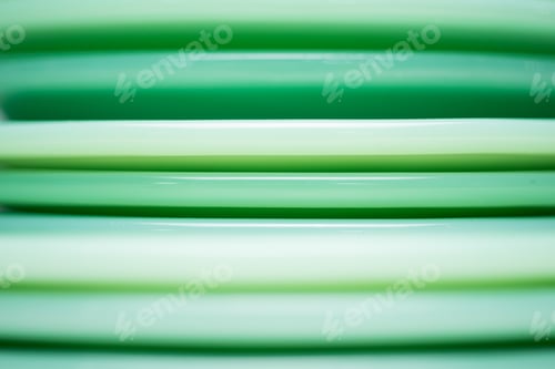 Preview: Jadite flatware stacked in layers