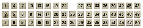 Preview: Old white numeric keypad