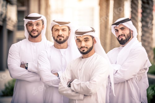 Preview: Group of businessmen in Dubai