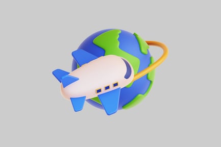 Preview: Earth Airplane Flight Path