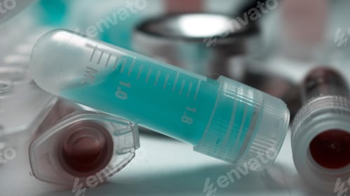 Preview: Science and Biotechnology, Laboratory Research, Cell Culture. Cells Biological Culture Concept