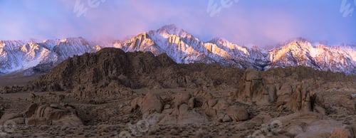 Preview: An Early Morning In The Eastern Sierras At The Alabama Hills Outside Of Lone Pine California.
