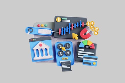 Aperçu: Collection d'éléments de l'application Finance