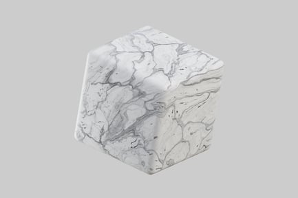 Preview: Marble vein geometric block form