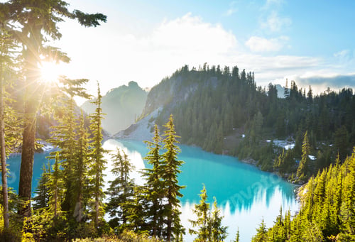 Preview: Mountains lake