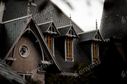 Preview: Roof and windows of big house