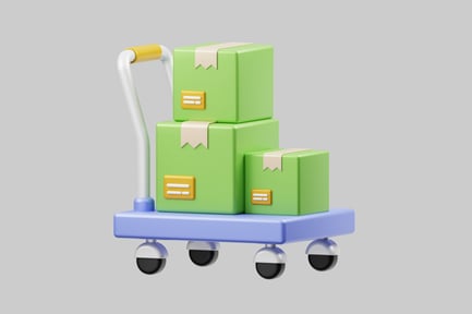 Preview: Cartoon box cart