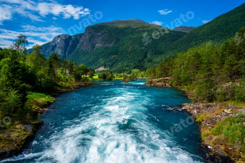 Preview: lovatnet lake Beautiful Nature Norway.