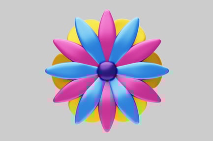 Preview: Abstract stylized flower