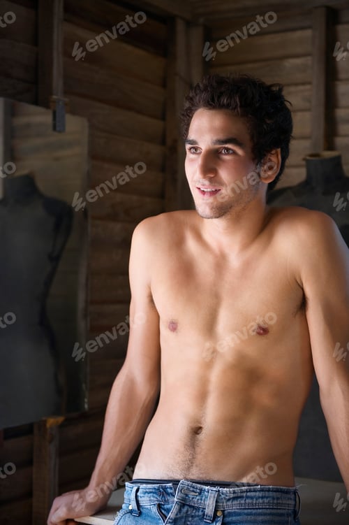 Preview: Portrait of smiling young man