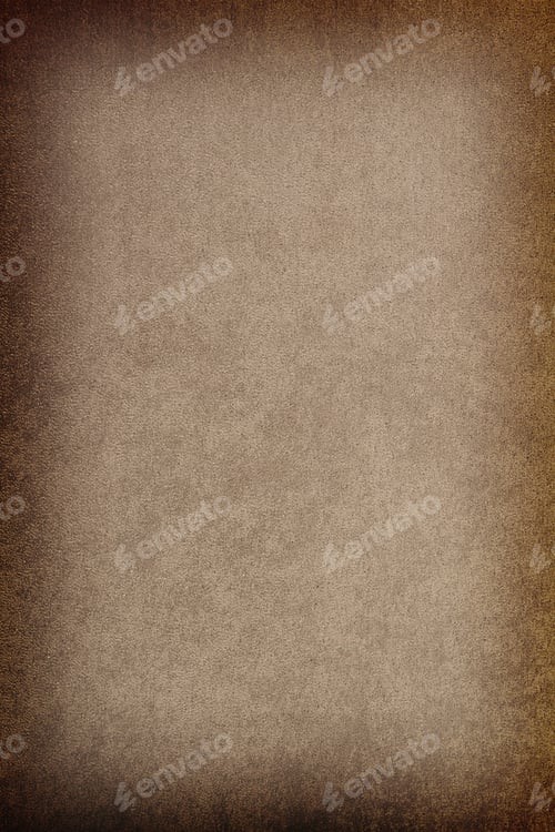 Vintage Brown Paper Texture with Vignetted Edges
