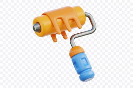 Preview: Orange Paint Roller