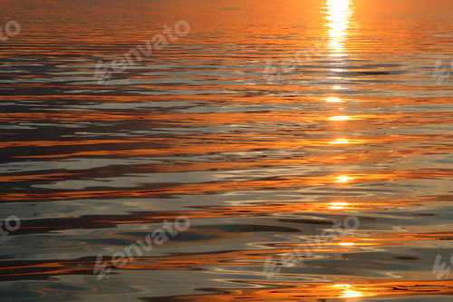 Preview: sunset waves background