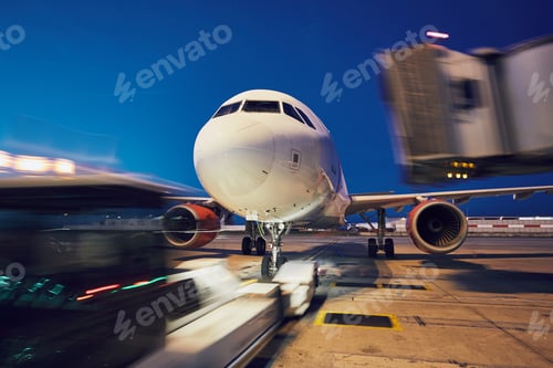 Preview: Push back of the airplane