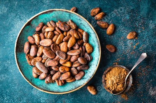 Preview: Cocoa beans. Cocoa