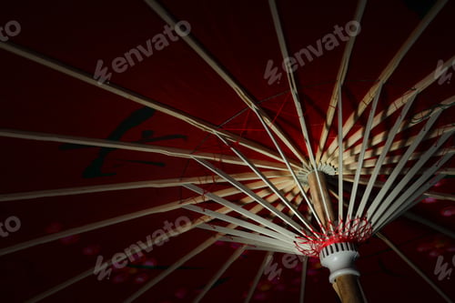 Preview: Traditional japanese umbrella, traditional japanese accessories concept