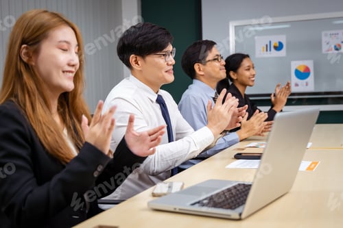Preview: Group of multiethnic businessmen