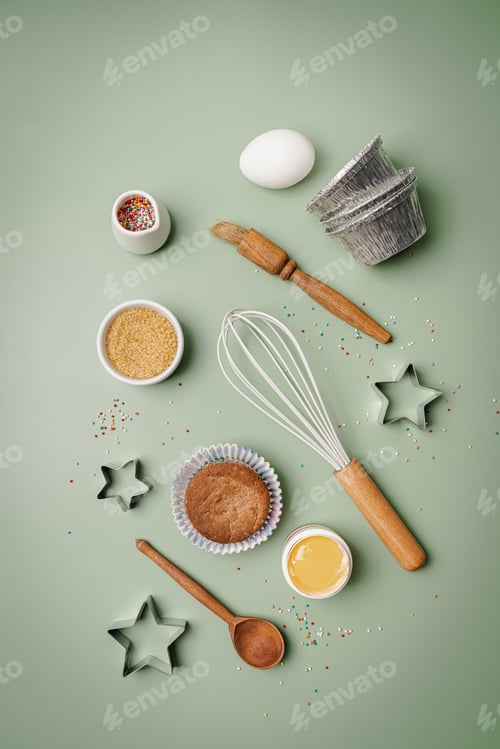 Preview: Baking or cooking background.
