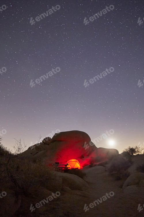 Preview: Campsite at Joshua Tree National Park, California