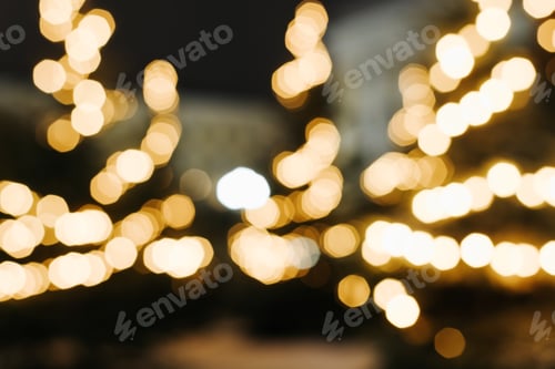 Preview: Christmas abstract background defocus