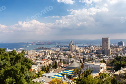 Preview: Haifa City on the Mediterranean Sea, Israel.