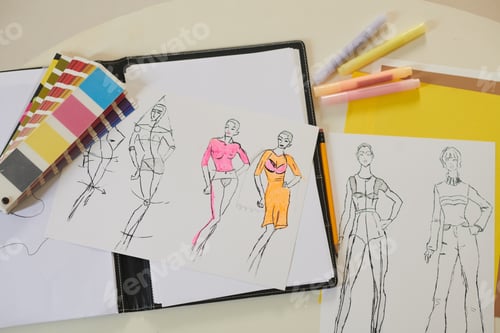 Preview: Desk of Fashion Designer