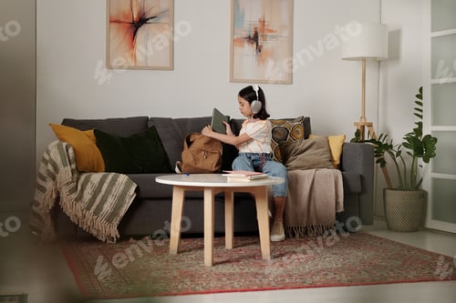 Preview: Child Engaging in Relaxed Home Environment