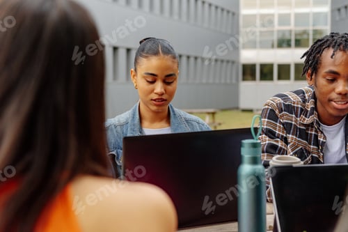 Preview: Group of students on campus