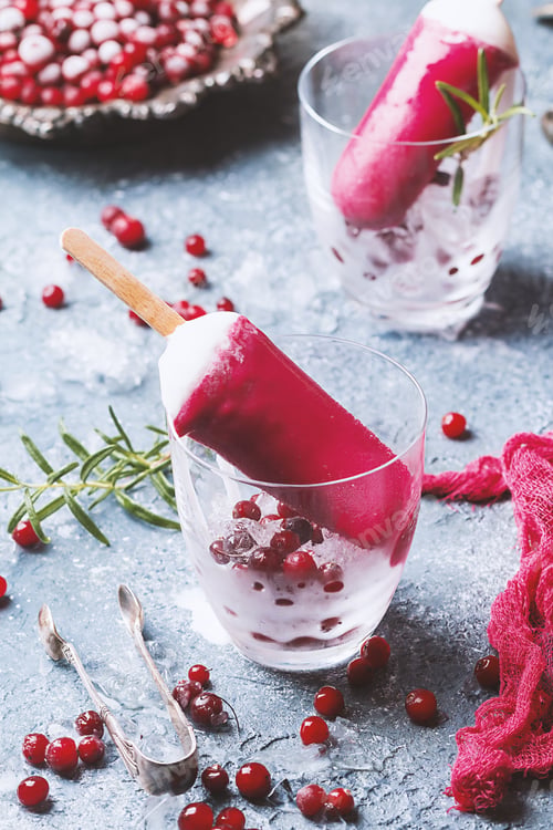 Preview: pink cranberry popsicle