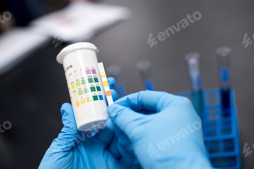 Preview: Scientist doing litmus test