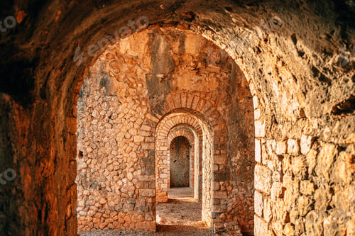 Preview: Terracina, Italy. Remains Of Temple Of Jupiter Anxur
