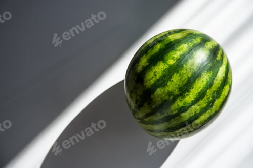 Preview: Watermelon on white background
