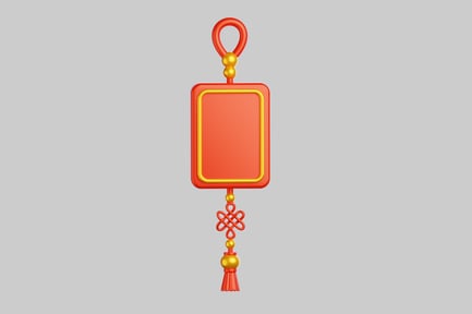 Preview: Oriental good fortune ornament