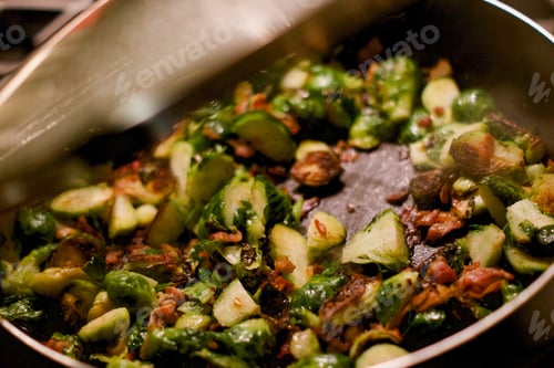 Preview: Brussels sprouts, balsamic, olive oil and bacon tonythetigersson, Tony Andrews