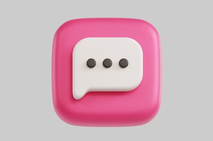 Preview: Pink chat bubble