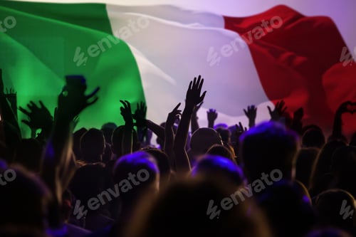 Preview: Italy supporters and fans during football match