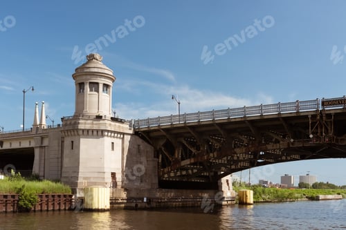 Preview: Big Old Bridge In The City Of Chicago