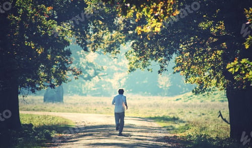 Preview: A young man running,living healthy in Europe