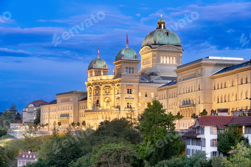 Preview: The Federal Palace of Switzerland in Bern, Swizterland