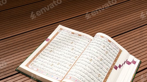 Preview: Holy Book Al Quran that Open