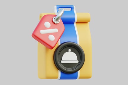 Preview: Luggage tag with bell and south african motif