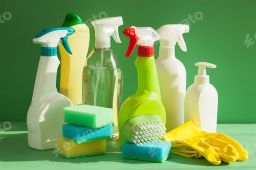 Preview: cleaning items household spray brush sponge glove