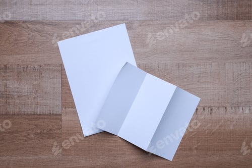 Preview: Place it - Blank Leaflet for Mock Up
